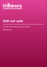 Still not safe: The public health response to youth violence